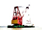 1500ton revolving floating crane