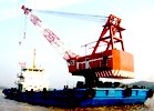 All revolving Floating Crane