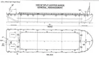 49.60m Split Hopper Barge